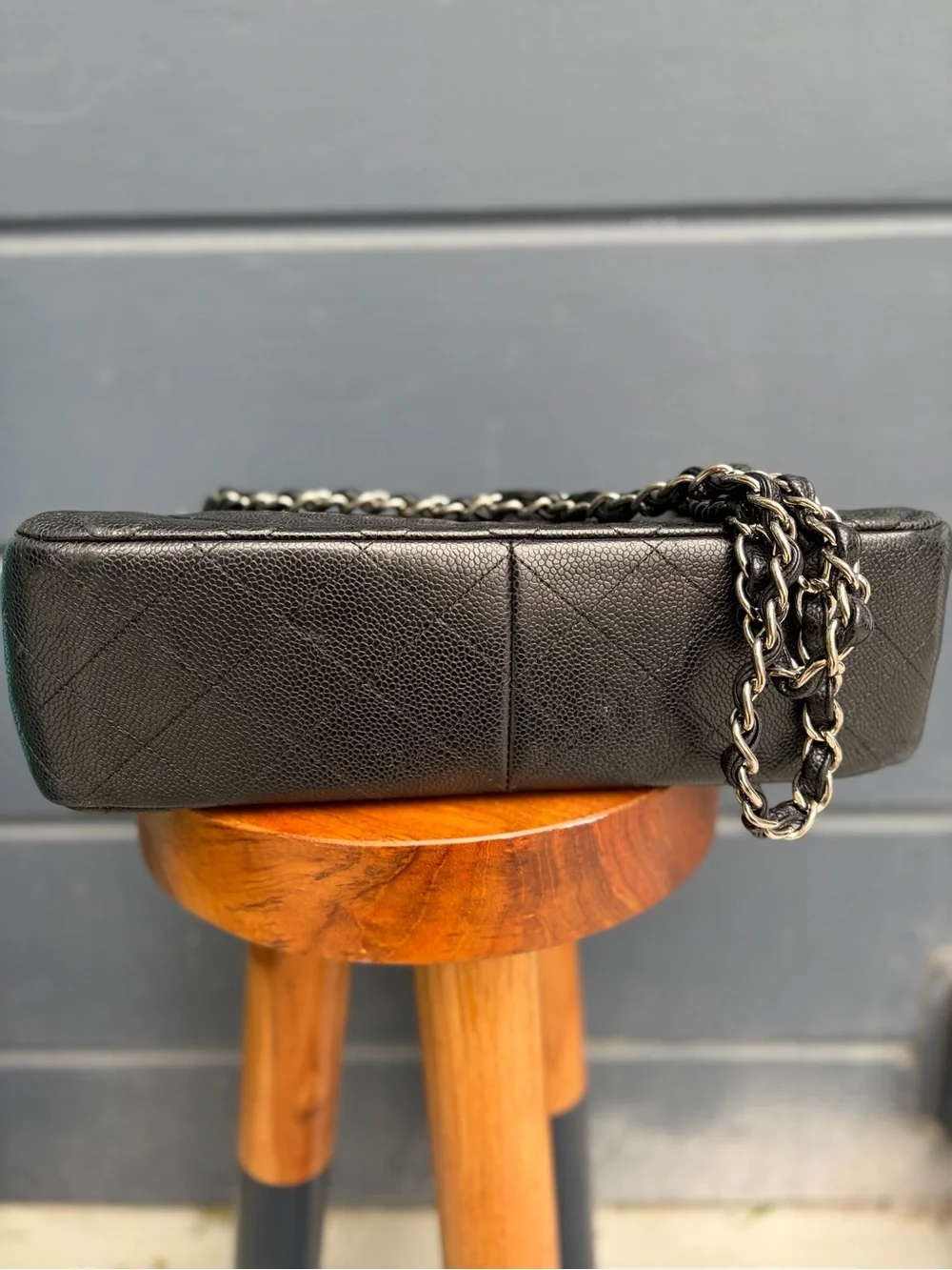 Chanel Jumbo Classic Quilted Flap Bag in Black